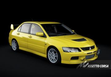 Mitsubishi Lancer Evolution IX GSRверсия 0.99 для Assetto Corsa
