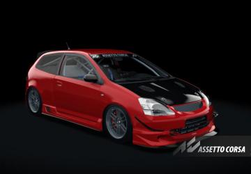 Honda Civic Type R EP3 2001 Turbo My Tunev1.0.1 для Assetto Corsa