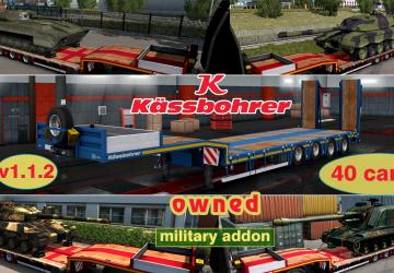 Military addon for Kassbohrer LB4Eверсия 1.1.17 для Euro Truck Simulator 2 (v1.51.x)