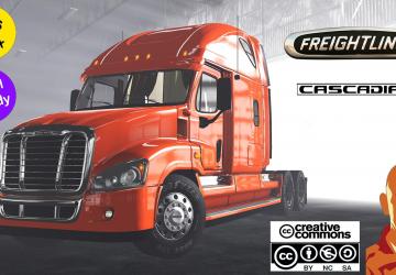 Freightliner Cascadiaверсия 4.1 для Euro Truck Simulator 2 (v1.51.x)