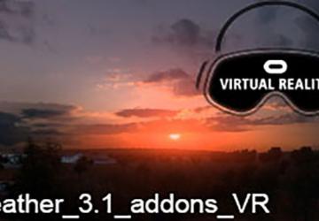 Weather 3.1 addons VRверсия 1.1 для Euro Truck Simulator 2 (v1.51.x)