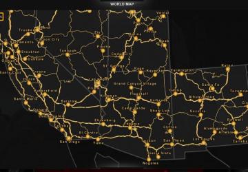 Сохранение с 100% расследованной картой + DLCv1.0 для American Truck Simulator (v1.38.x, 1.39.x)