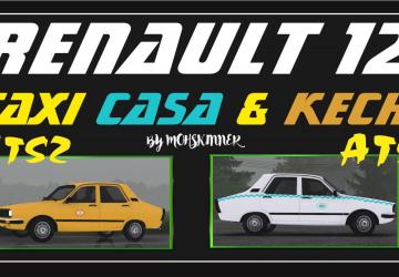 Скинпак Taxi Casa & Kech для Renault 12 Torosv1.0 для American Truck Simulator (v1.37.x, 1.38.x)