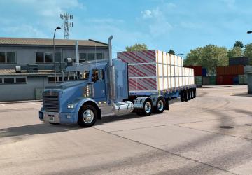 Doepker Flatbed Trailerверсия 09.09.20 для American Truck Simulator (v1.38.x)