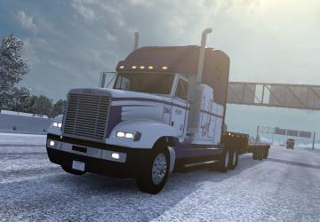Скин R&R Hoe Service для Freightliner FLDv1.0 для American Truck Simulator (v1.35.x, - 1.43.x)