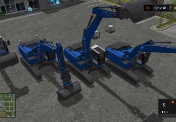 Liebherr 936 EC 2 blueверсия 2.0 для Farming Simulator 2017 (v1.5.3.1)