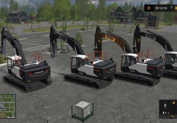 VOLVO EC300E joystick/tecladoверсия 2.0 для Farming Simulator 2017 (v1.5.3.1)