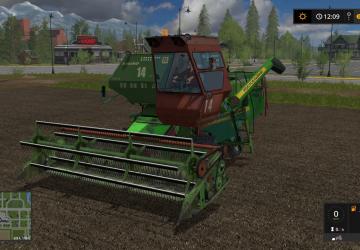 СК-5 Нива красная кабинаверсия 1.0 для Farming Simulator 2017 (v1.5.3.1)