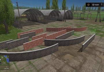 Placeable Wallsверсия 1.0 для Farming Simulator 2017 (v1.3.0.1)