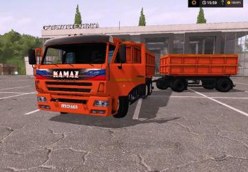 КАМАЗ 45144версия 2.1 для Farming Simulator 2017 (v1.5.3.1)