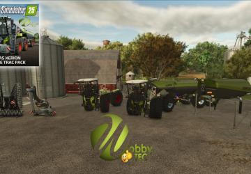 CLAAS SaddelTrac Pack Xerion 4200 WobbyTecv1.0.0.5 для Farming Simulator 2025