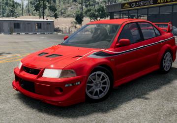 Mitsubishi Lancer Evolution 5-6версия 1.0 для BeamNG.drive (v0.30.x)