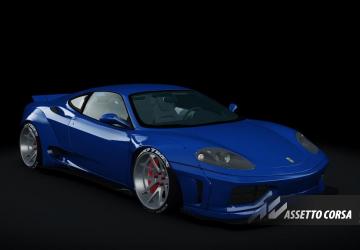 Ferrari 360 LBW Driftверсия v1.3.1 для Assetto Corsa
