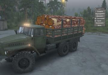 Текстура брёвен «Сосна»версия 1.0 для SpinTires (v03.03.16)