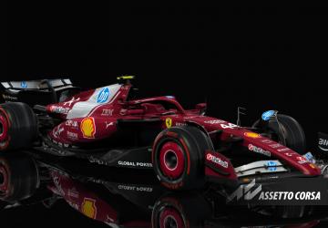 F1 2025 Ferrari SF-25версия 1.0 для Assetto Corsa