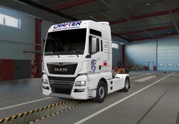 Скин CRAFTER для MAN TGX EURO 6версия 1.0 для Euro Truck Simulator 2 (v1.51)