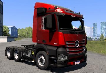 Mercedes Benz ANTOS Brверсия 1.5 для Euro Truck Simulator 2 (v1.51.x)
