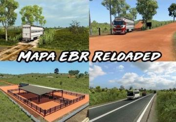 Brazilian roads EBRверсия 1.9.1 для Euro Truck Simulator 2 (v1.51.x)