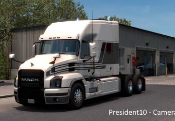 Реалистичная внешняя камераверсия 1.1 для American Truck Simulator (v1.38.x)