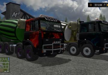 МАЗ CONCRETE MIXERверсия 1.2 для Farming Simulator 2017 (v1.5.3.1)