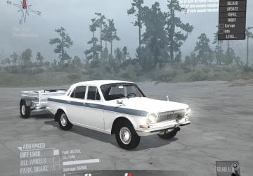 Газ-24 «Волга» Аэрофлотверсия 02 для Spintires: MudRunner (v25.02.21)