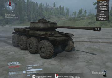 IS-2 (ИС-2) на колёсахдля Spintires: MudRunner (v25.02.21)