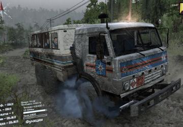 Камаз-43114 МЧСверсия 1.0 для SpinTires (v03.03.16)