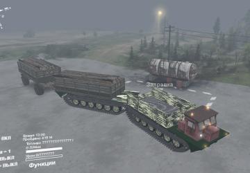 ДТ-30 «ВИТЯЗЬ» (С пропиской груза)версия 1.2 для SpinTires (v03.03.16)