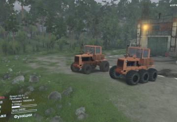 ДТ-74 4х4, 6х6версия 1.0 для SpinTires (v03.03.16)