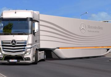 Mercedes AeroDynamic Trailerверсия 1.4.9 для Euro Truck Simulator 2 (v1.51.x)