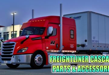 Freightliner Cascadia Parts & Accessoriesv1.2 для Euro Truck Simulator 2 (v1.50.x, 1.51.x)