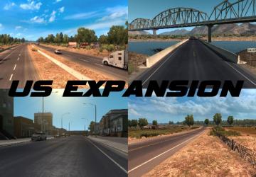 US Expansionверсия 2.7 для American Truck Simulator (v1.38.x)