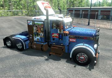 Скин Western для Peterbilt 389 by Viper2v1.0 для American Truck Simulator (v1.35.x, - 1.38.x)