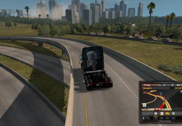 Truck Camera Distanceверсия 1.38 для American Truck Simulator (v1.33.x, - 1.38.x)