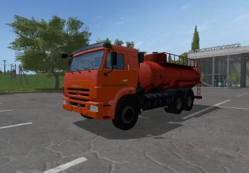 КамАЗ-45144 Бензовозверсия 1.1.0.0 для Farming Simulator 2017 (v1.5.x)