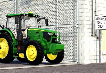 John Deere 6R US Seriesверсия 1.1.0.0 для Farming Simulator 2019
