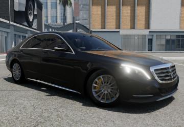 Mercedes-Benz W222версия 1.0 для BeamNG.drive (v0.29.x)