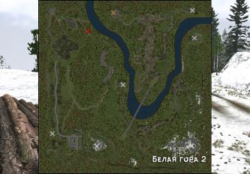 Карта «Белая гора 2»версия 1.0 для Spintires: MudRunner (v25.02.21)