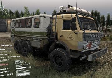 Мод КамАЗ-43114версия 1.2 для SpinTires (v03.03.16)