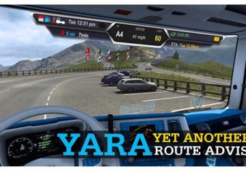 Yet Another Route Advisorверсия 1.2.1 для Euro Truck Simulator 2 (v1.49.x, 1.50.x)