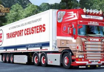 Scania V8 Ronny Ceusters Open Pipeверсия 1.0 для Euro Truck Simulator 2 (v1.50.x, 1.51.x)