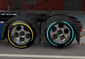 TRM Tires and Wheelsверсия 1.0 для Euro Truck Simulator 2 (v1.50.x, 1.51.x)