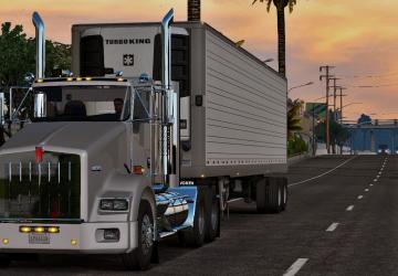 Kenworth T800 2008версия 1.0 для American Truck Simulator (v1.37.x, 1.38.x)