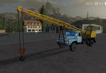 Зил 130 Кран - Конвертверсия 2.0 для Farming Simulator 2019 (v1.7.1.0)