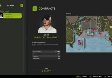 Supply & Transport Contractsверсия 1.0.2.0 для Farming Simulator 2025
