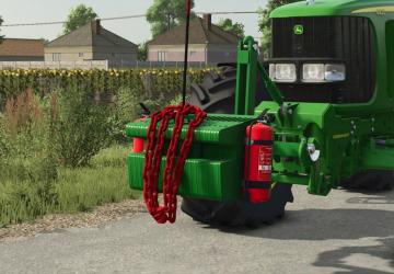 John Deere front weightверсия 1.0.0.0 для Farming Simulator 2025
