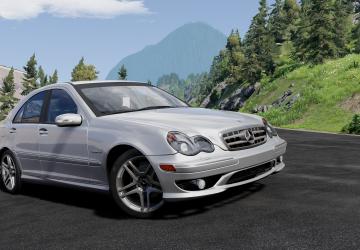 Mercedes-Benz C-Class W203версия 1.0 для BeamNG.drive (v0.29.x)