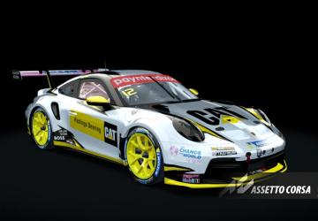 Porsche 911 GT3 Cup 992 (Guerilla Mod)версия 1.0 для Assetto Corsa