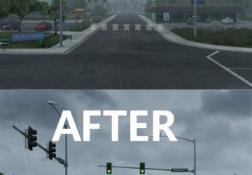 No More Barriers modверсия 1.0 для American Truck Simulator (v1.36.x, - 1.40.x)