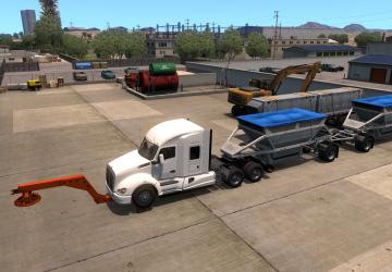 Буксировщик сломанного грузовика с прицепомv1.0 для American Truck Simulator (v1.35.x, - 1.37.x)